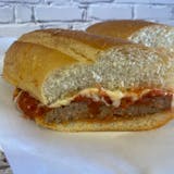 Sausage Parmigiana Sandwich
